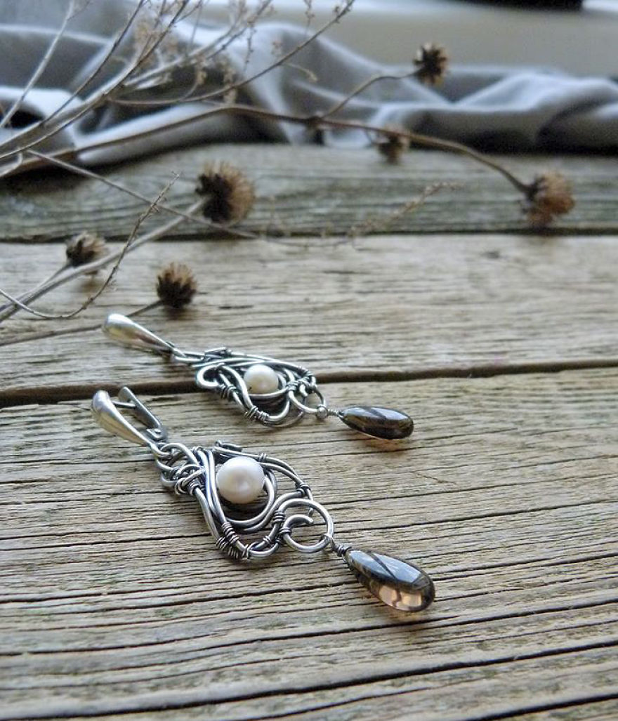 Large Ancient Forests Inspired Me To Create This Wire Wrapped Jewelry
