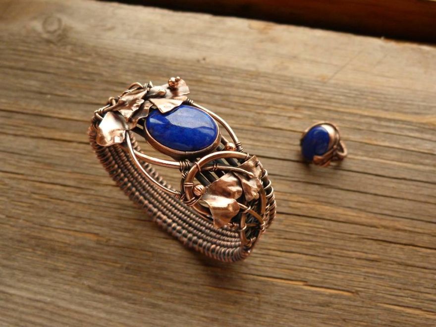 Large Ancient Forests Inspired Me To Create This Wire Wrapped Jewelry