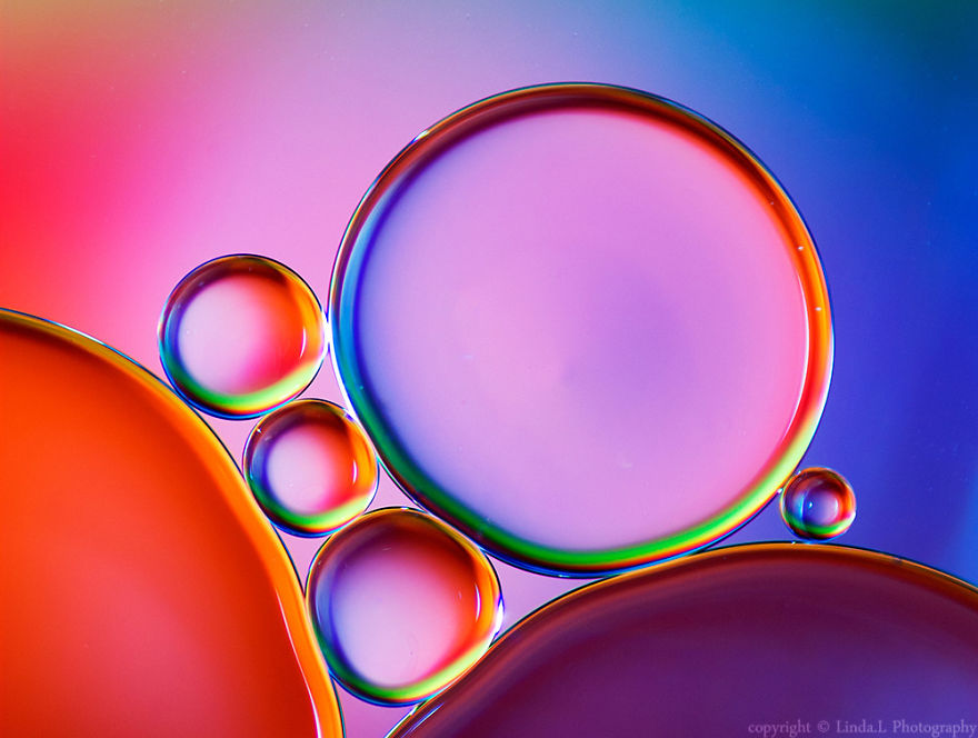 I Use Oil And Water To Photograph Abstract Drops I Use Oil And Water To Photograph Abstract Drops