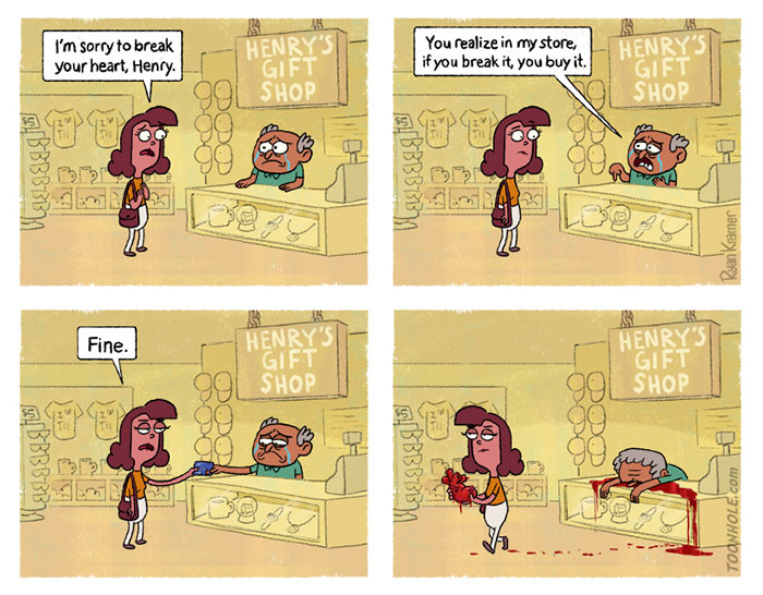 119 Cartoons By Toon Hole That End So Unexpectedly It Will Make You Laugh 119 Cartoons By Toon Hole That End So Unexpectedly It Will Make You Laugh