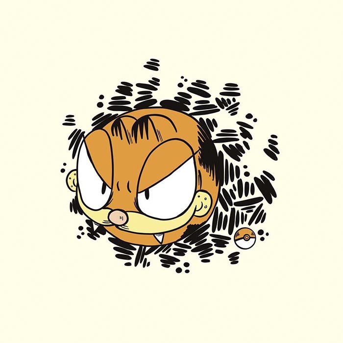 This Artist Is Redrawing All 151 Pokemon As Garfield This Artist Is Redrawing All 151 Pokemon As Garfield