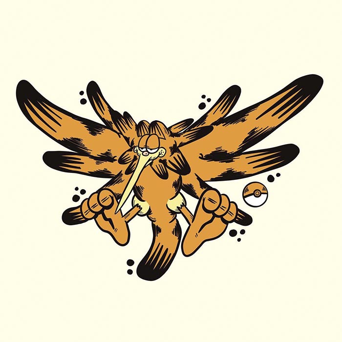 This Artist Is Redrawing All 151 Pokemon As Garfield This Artist Is Redrawing All 151 Pokemon As Garfield
