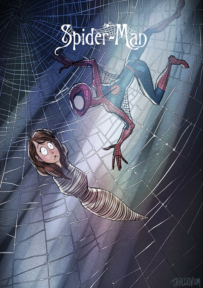 If Tim Burton Illustrated Superheroes If Tim Burton Illustrated Superheroes
