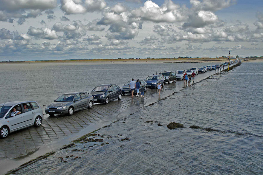 This Road In France Disappears Underwater Twice A Day