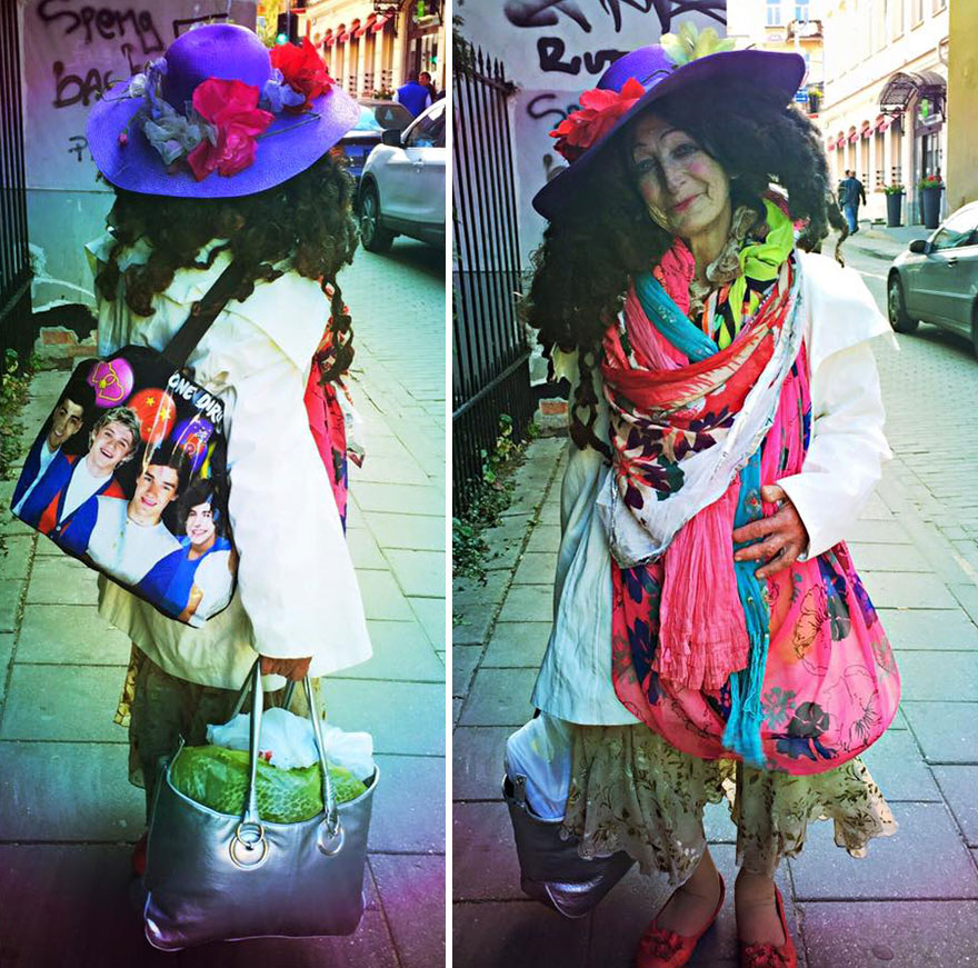 This 80-Year-Old Street Beggar Is A Local Celebrity And A True Style Icon