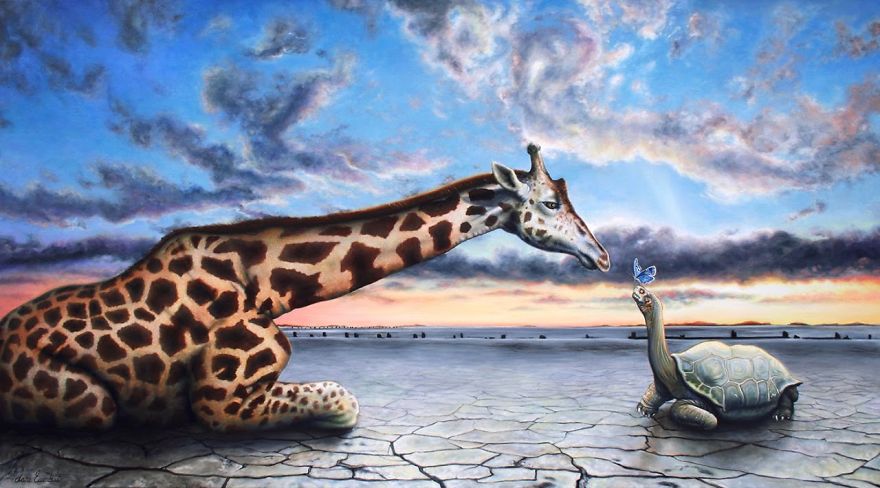 I Create New Mythologies In My Oil Paintings