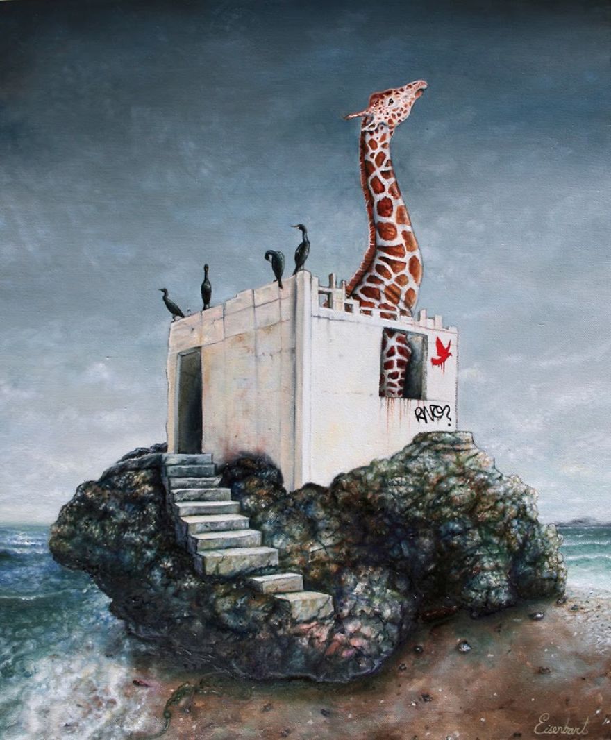 I Create New Mythologies In My Oil Paintings