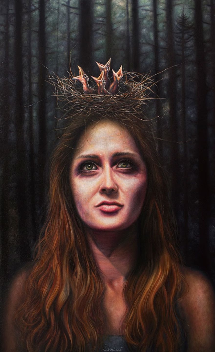 I Create New Mythologies In My Oil Paintings