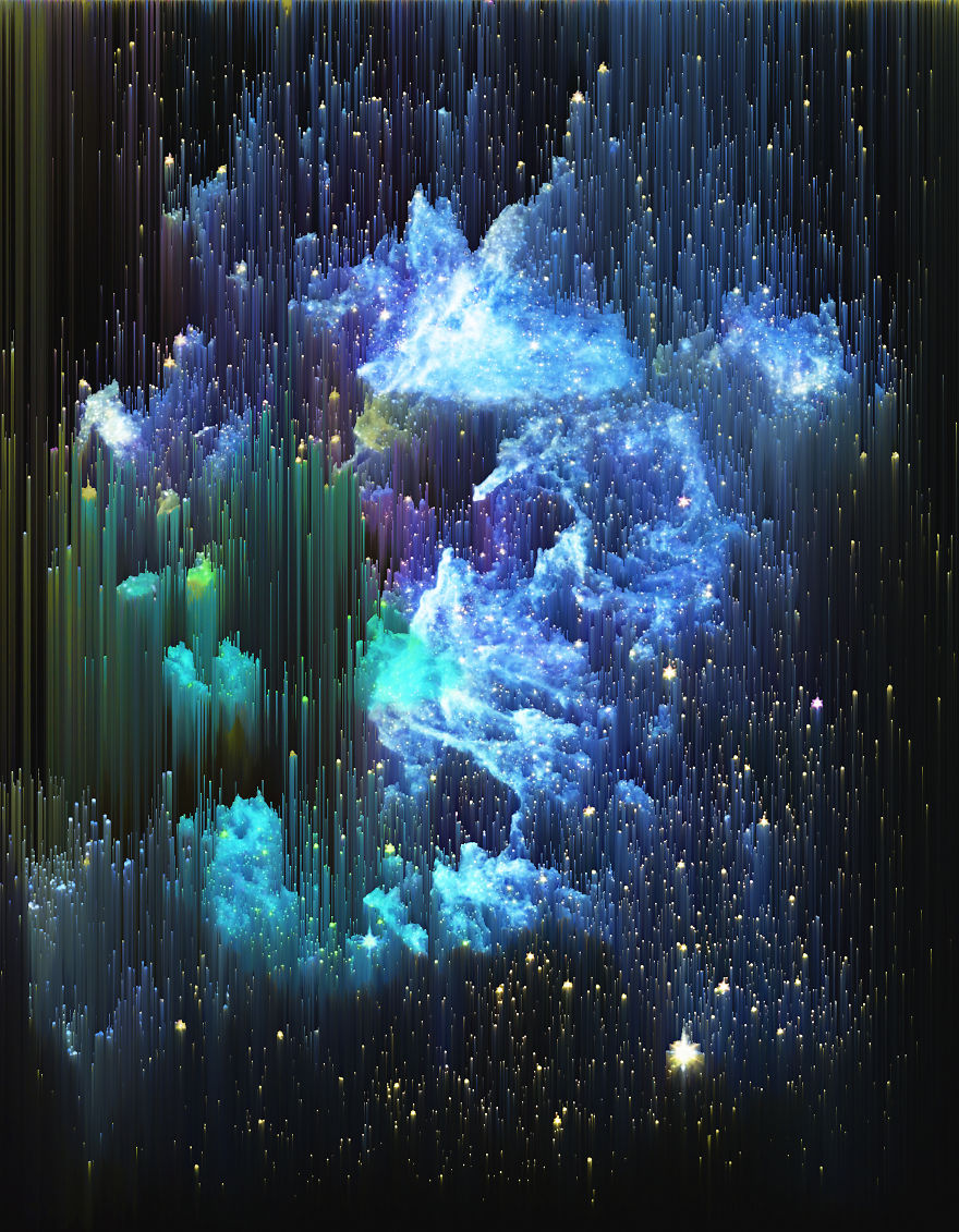 I Create Wonderful Universes Through Digital Distortion I Create Wonderful Universes Through Digital Distortion