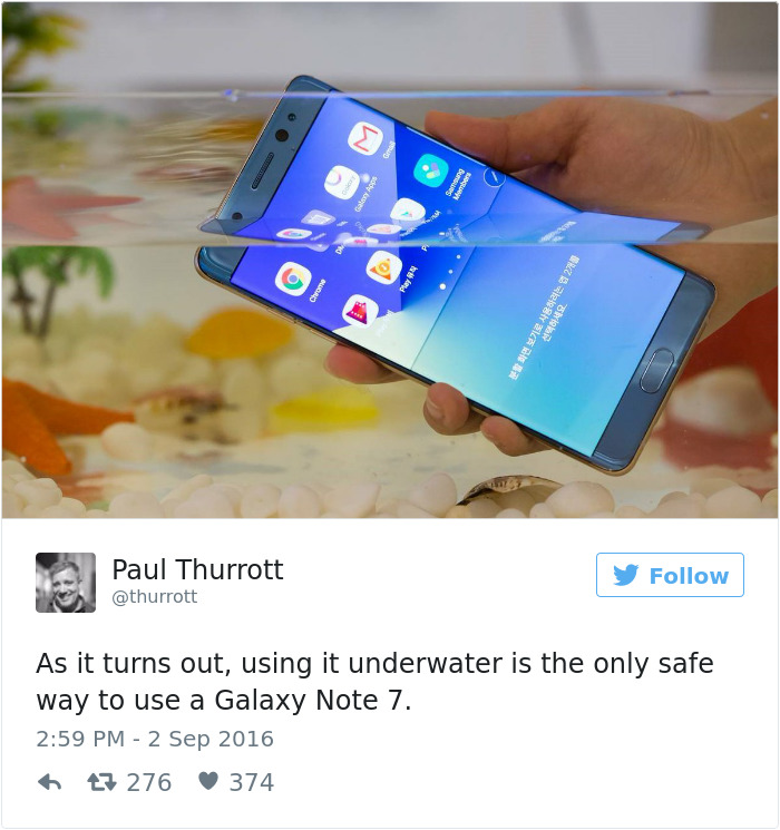 66 Of The Funniest Reactions To The Exploding Samsung Note 7 66 Of The Funniest Reactions To The Exploding Samsung Note 7