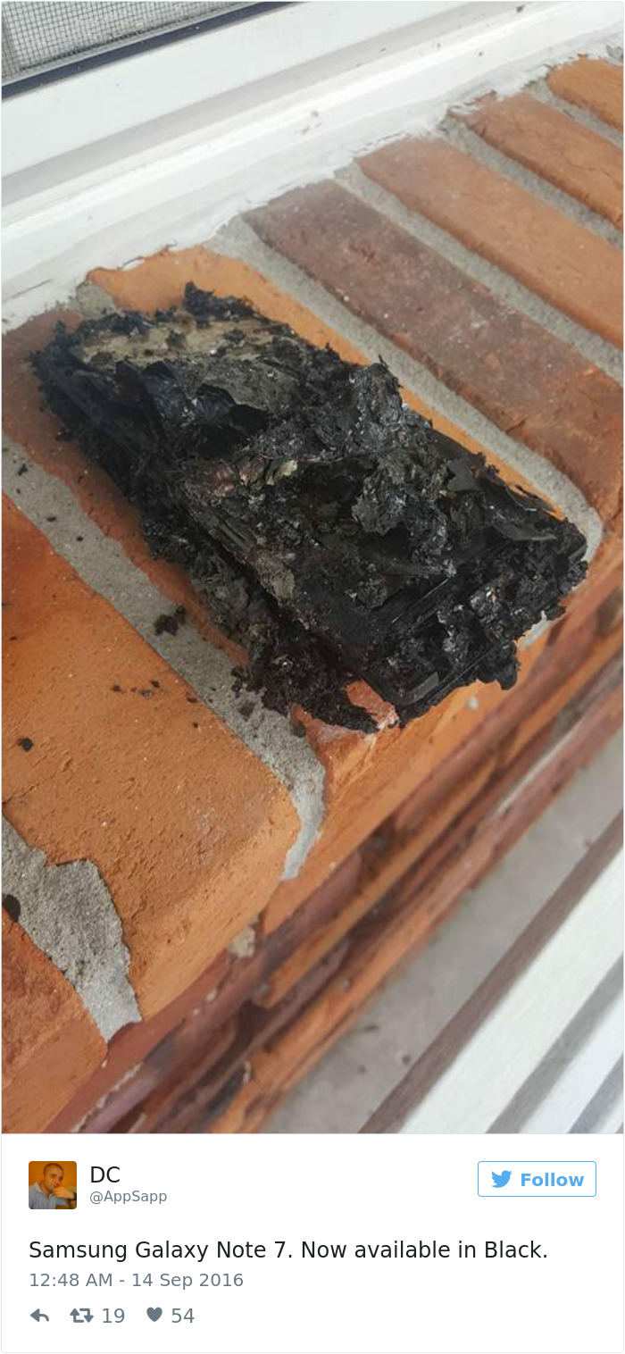 66 Of The Funniest Reactions To The Exploding Samsung Note 7 66 Of The Funniest Reactions To The Exploding Samsung Note 7