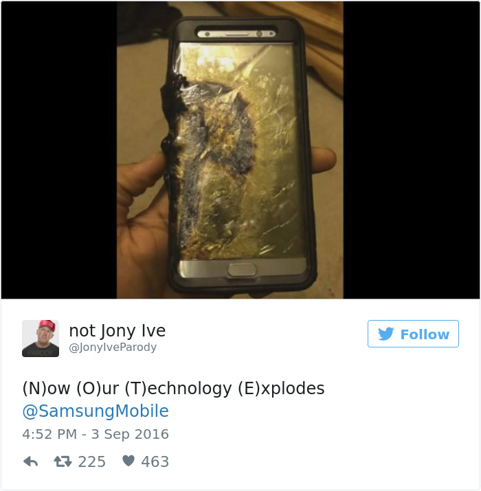 66 Of The Funniest Reactions To The Exploding Samsung Note 7 66 Of The Funniest Reactions To The Exploding Samsung Note 7