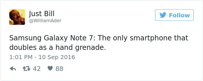 66 Of The Funniest Reactions To The Exploding Samsung Note 7 66 Of The Funniest Reactions To The Exploding Samsung Note 7