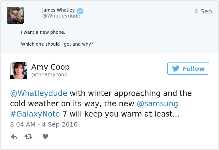 66 Of The Funniest Reactions To The Exploding Samsung Note 7 66 Of The Funniest Reactions To The Exploding Samsung Note 7