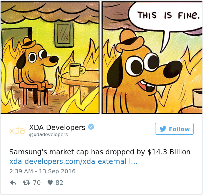 66 Of The Funniest Reactions To The Exploding Samsung Note 7 66 Of The Funniest Reactions To The Exploding Samsung Note 7