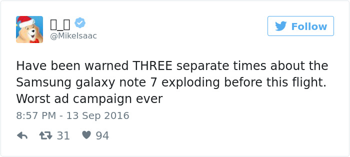 66 Of The Funniest Reactions To The Exploding Samsung Note 7 66 Of The Funniest Reactions To The Exploding Samsung Note 7
