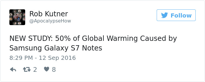 66 Of The Funniest Reactions To The Exploding Samsung Note 7 66 Of The Funniest Reactions To The Exploding Samsung Note 7