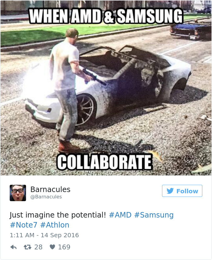 66 Of The Funniest Reactions To The Exploding Samsung Note 7 66 Of The Funniest Reactions To The Exploding Samsung Note 7