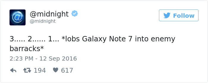 66 Of The Funniest Reactions To The Exploding Samsung Note 7 66 Of The Funniest Reactions To The Exploding Samsung Note 7