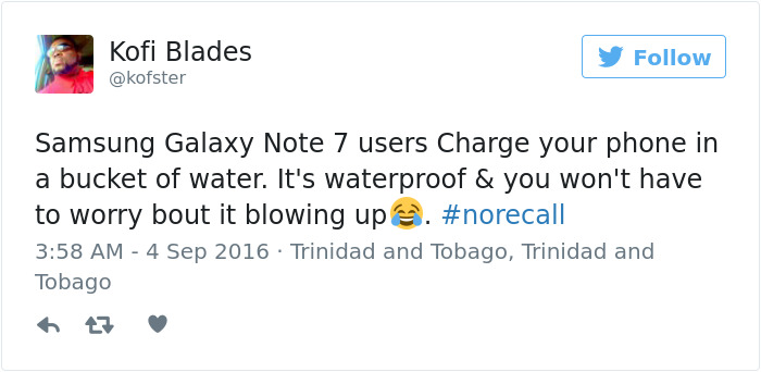 66 Of The Funniest Reactions To The Exploding Samsung Note 7 66 Of The Funniest Reactions To The Exploding Samsung Note 7