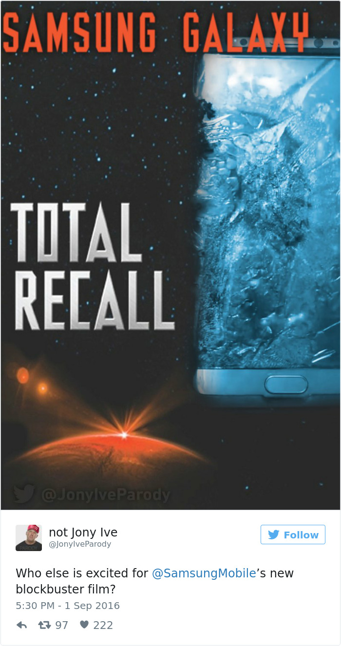 66 Of The Funniest Reactions To The Exploding Samsung Note 7 66 Of The Funniest Reactions To The Exploding Samsung Note 7