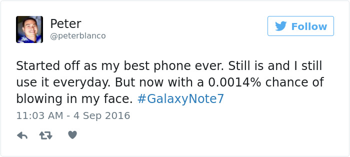 66 Of The Funniest Reactions To The Exploding Samsung Note 7 66 Of The Funniest Reactions To The Exploding Samsung Note 7