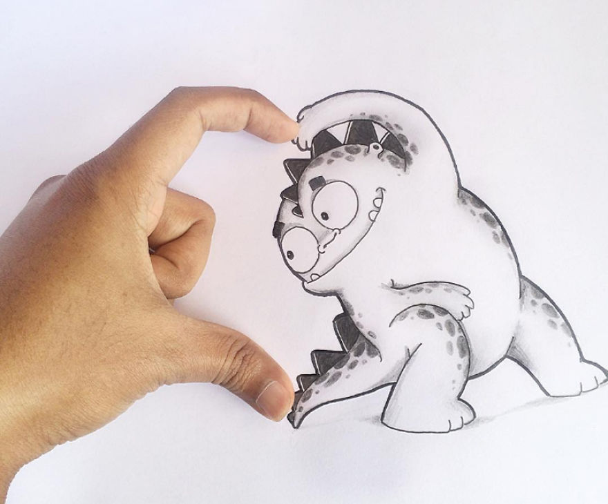 Playing With Our Little Cartoon Dragon Pet (Part 2) Playing With Our Little Cartoon Dragon Pet (Part 2)