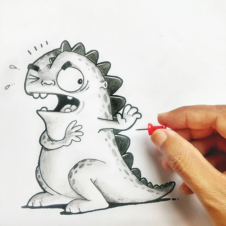 Playing With Our Little Cartoon Dragon Pet (Part 2) Playing With Our Little Cartoon Dragon Pet (Part 2)