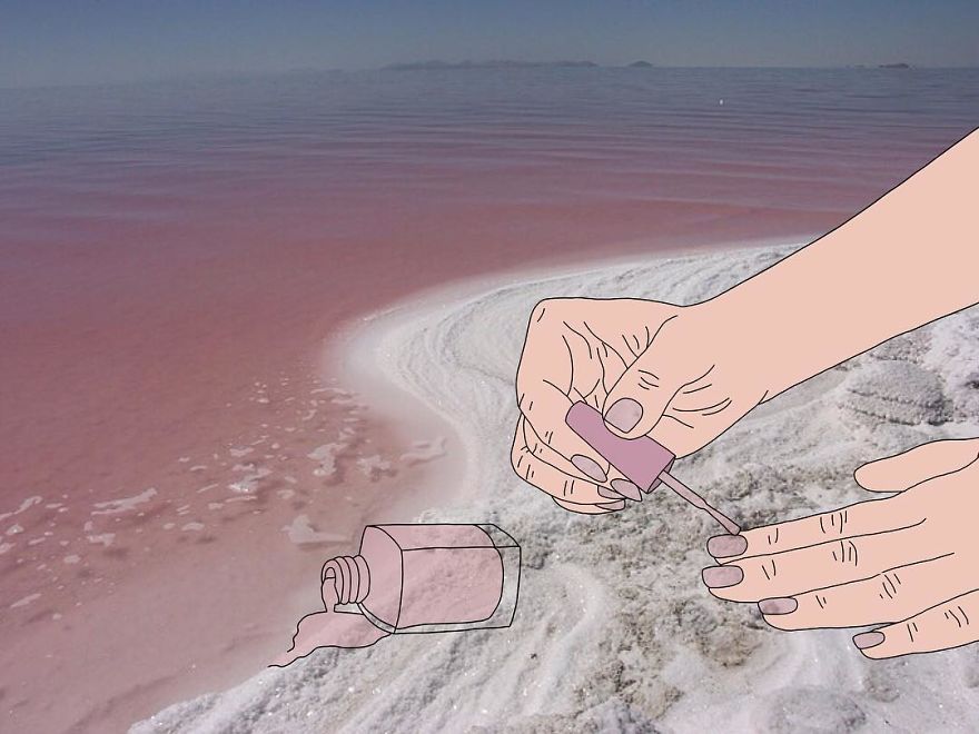 Polish Artist Uses Found Photographs To Create Funny Stories Polish Artist Uses Found Photographs To Create Funny Stories