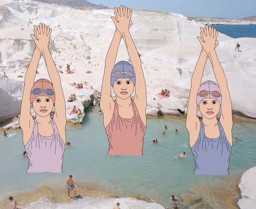 Polish Artist Uses Found Photographs To Create Funny Stories Polish Artist Uses Found Photographs To Create Funny Stories