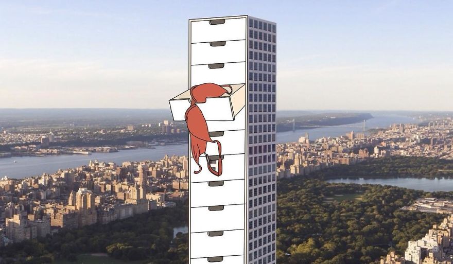 Polish Artist Uses Found Photographs To Create Funny Stories Polish Artist Uses Found Photographs To Create Funny Stories