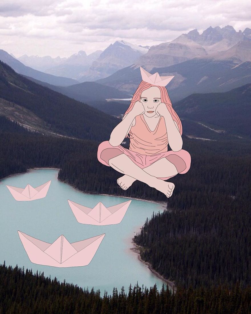 Polish Artist Uses Found Photographs To Create Funny Stories Polish Artist Uses Found Photographs To Create Funny Stories