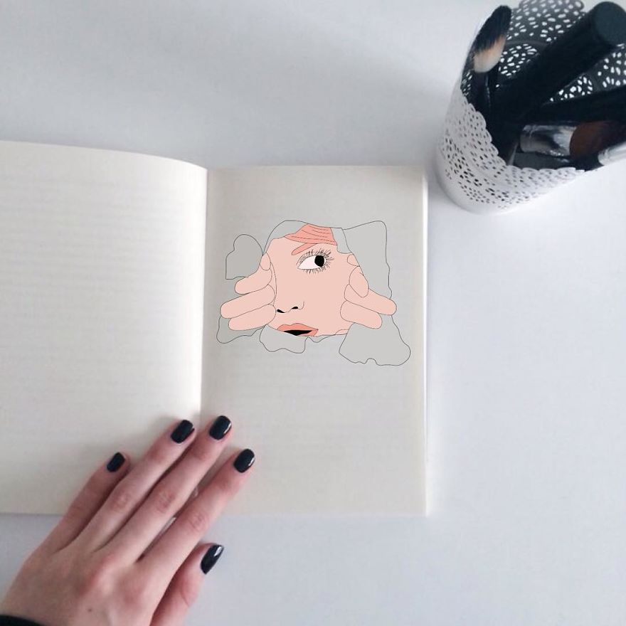 Polish Artist Uses Found Photographs To Create Funny Stories Polish Artist Uses Found Photographs To Create Funny Stories