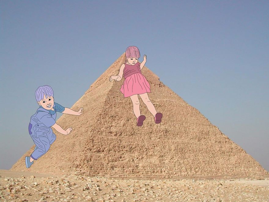 Polish Artist Uses Found Photographs To Create Funny Stories Polish Artist Uses Found Photographs To Create Funny Stories