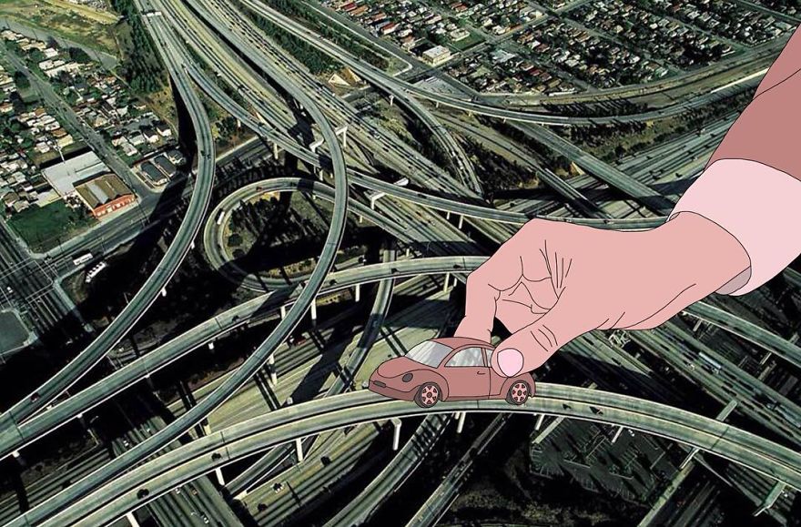 Polish Artist Uses Found Photographs To Create Funny Stories Polish Artist Uses Found Photographs To Create Funny Stories