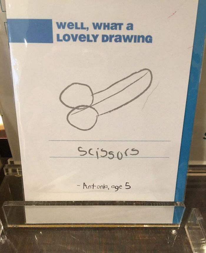 55 Innocent Kid Drawings That Look Totally NSFW