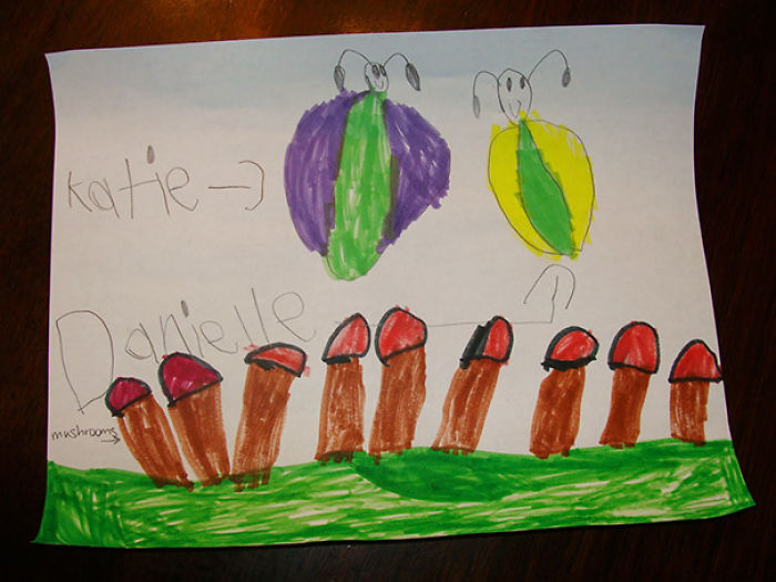 55 Innocent Kid Drawings That Look Totally NSFW