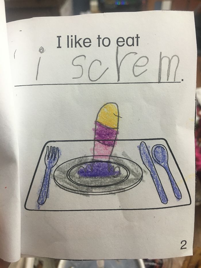 55 Innocent Kid Drawings That Look Totally NSFW