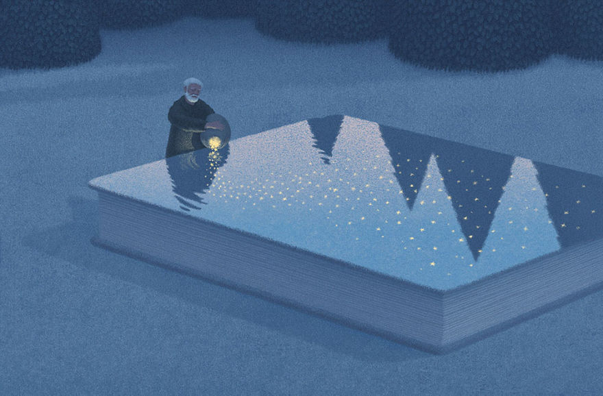 Surreal Illustrations For Book Lovers By Korean Artist Jungho Lee Surreal Illustrations For Book Lovers By Korean Artist Jungho Lee