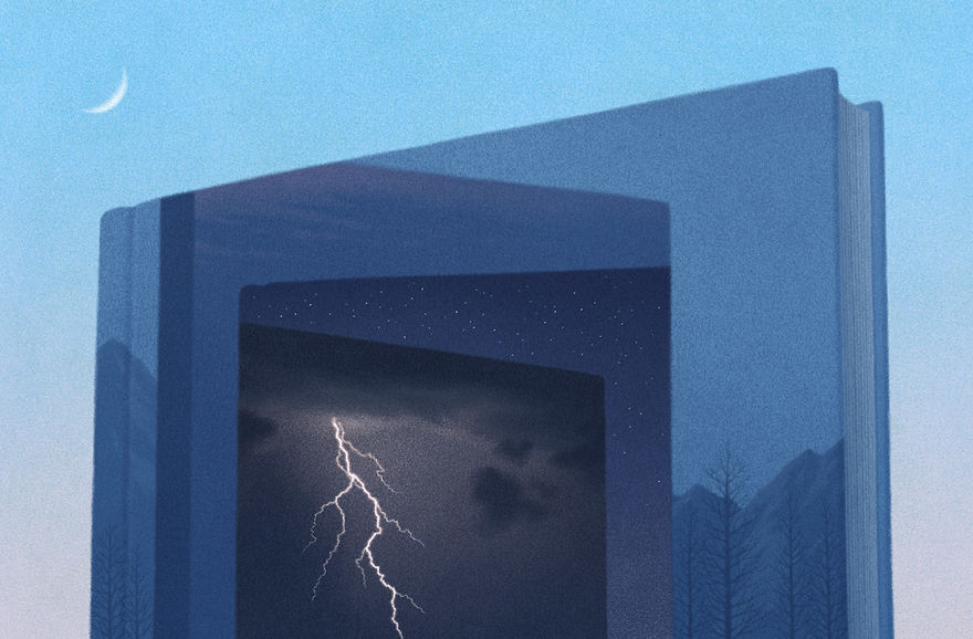 Surreal Illustrations For Book Lovers By Korean Artist Jungho Lee Surreal Illustrations For Book Lovers By Korean Artist Jungho Lee