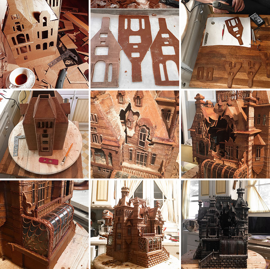 Artist Creates Edible Gingerbread House Replica From The Newest Tim Burton’s Movie Artist Creates Edible Gingerbread House Replica From The Newest Tim Burton’s Movie