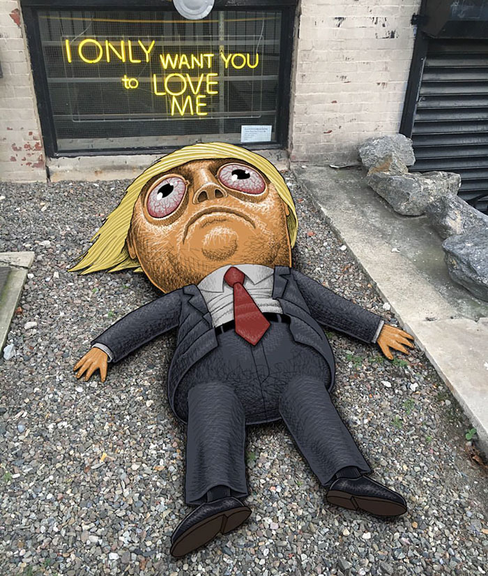 Artist Adds Monsters Next To Strangers On The Subway Artist Adds Monsters Next To Strangers On The Subway