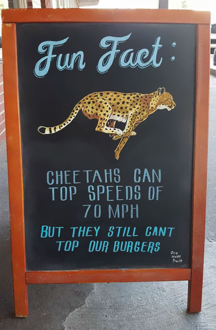 Woman Helped Friend’s Bar By Drawing Chalk Signs, The Result Was So Good It Increased The Sales Woman Helped Friend’s Bar By Drawing Chalk Signs, The Result Was So Good It Increased The Sales