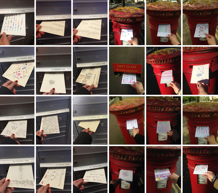 Two Graphic Designer Pen Pals Communicate Using Only Infographics, Eventually Become Good Friends