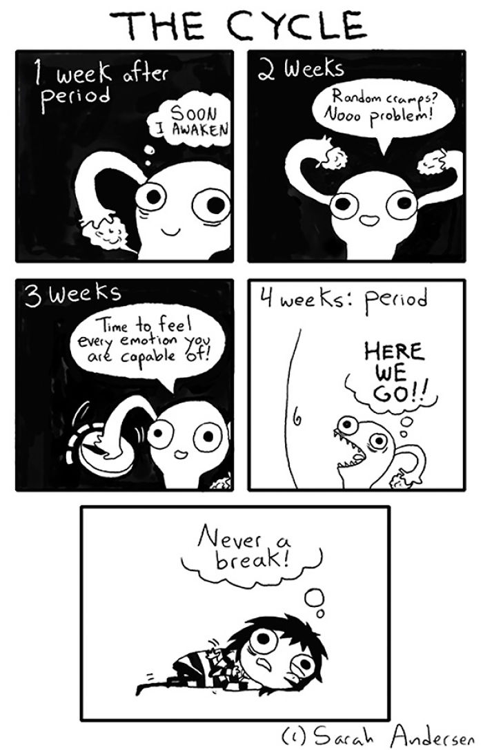 13 Comics About Periods By Sarah’s Scribbles That Only Women Will Understand 13 Comics About Periods By Sarah’s Scribbles That Only Women Will Understand