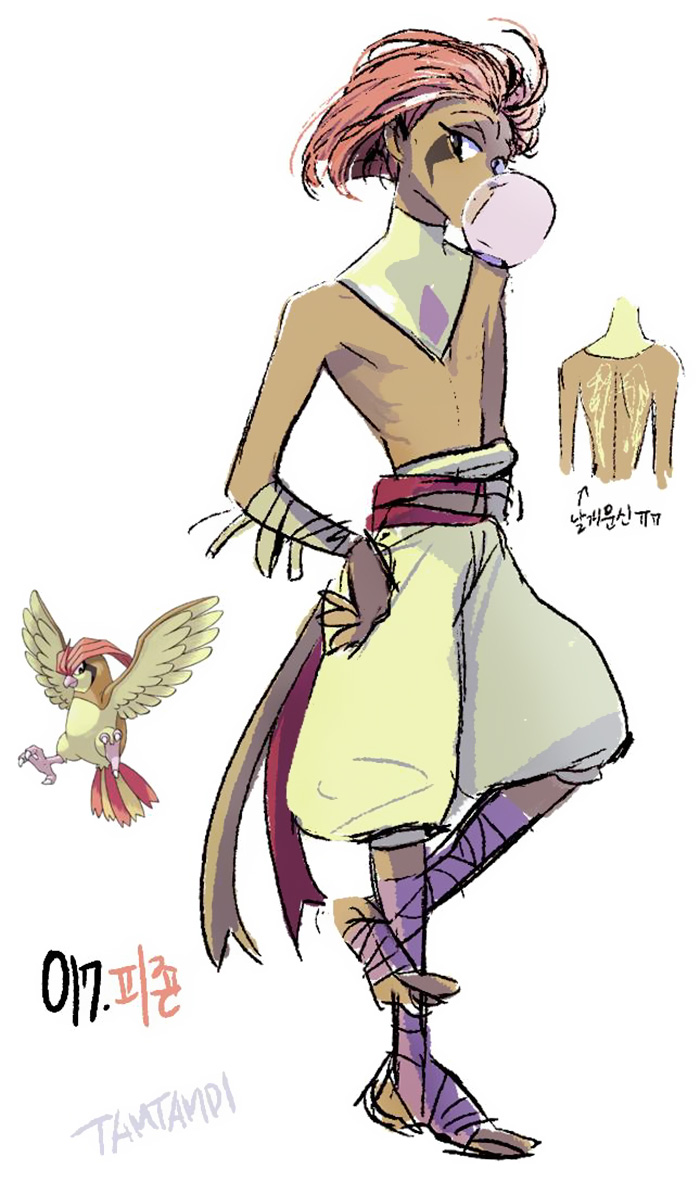 Artist Turns Pokémon Into Humans (51 pics) Artist Turns Pokémon Into Humans (51 pics)