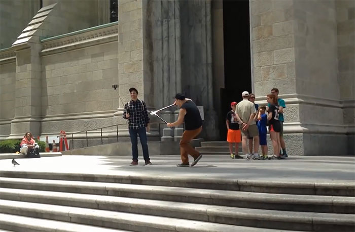 This Guy Is Cutting Tourists’ Selfie Sticks In Half, And People Can’t Decide If He’s A Hero Or Villain This Guy Is Cutting Tourists’ Selfie Sticks In Half, And People Can’t Decide If He’s A Hero Or Villain