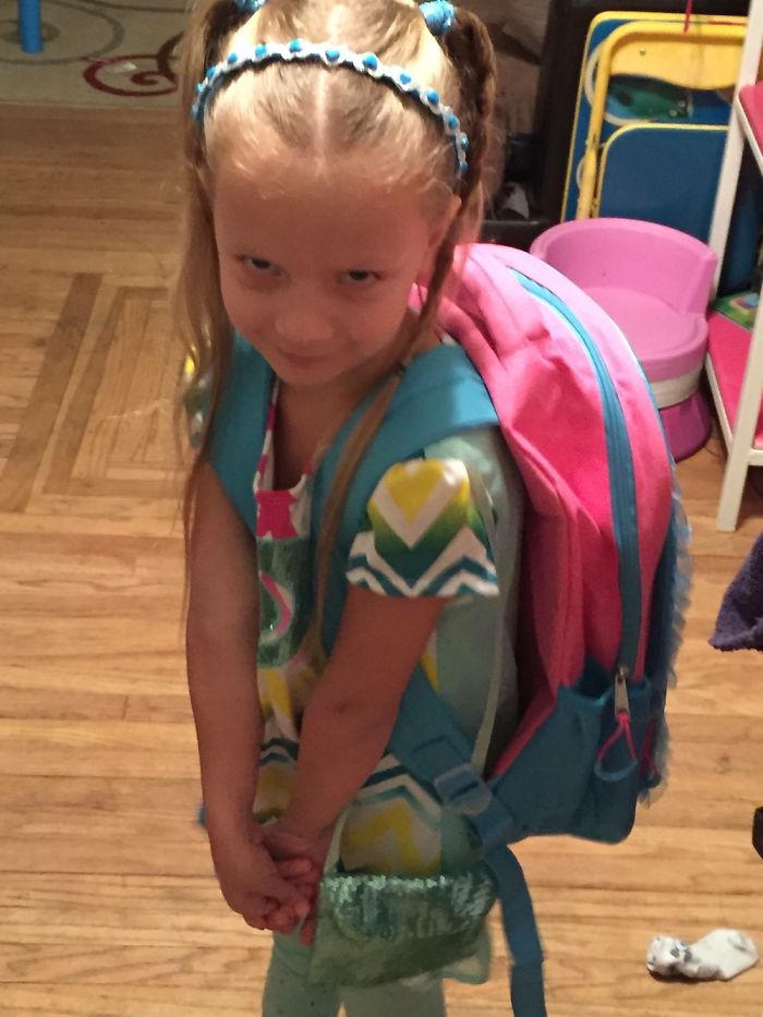 27 Hilarious Pics Of Kids Before & After Their First Day Of School 27 Hilarious Pics Of Kids Before & After Their First Day Of School