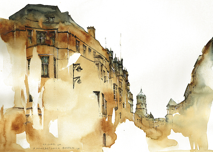 Korean Artist Watercolors Cities She Visits Korean Artist Watercolors Cities She Visits