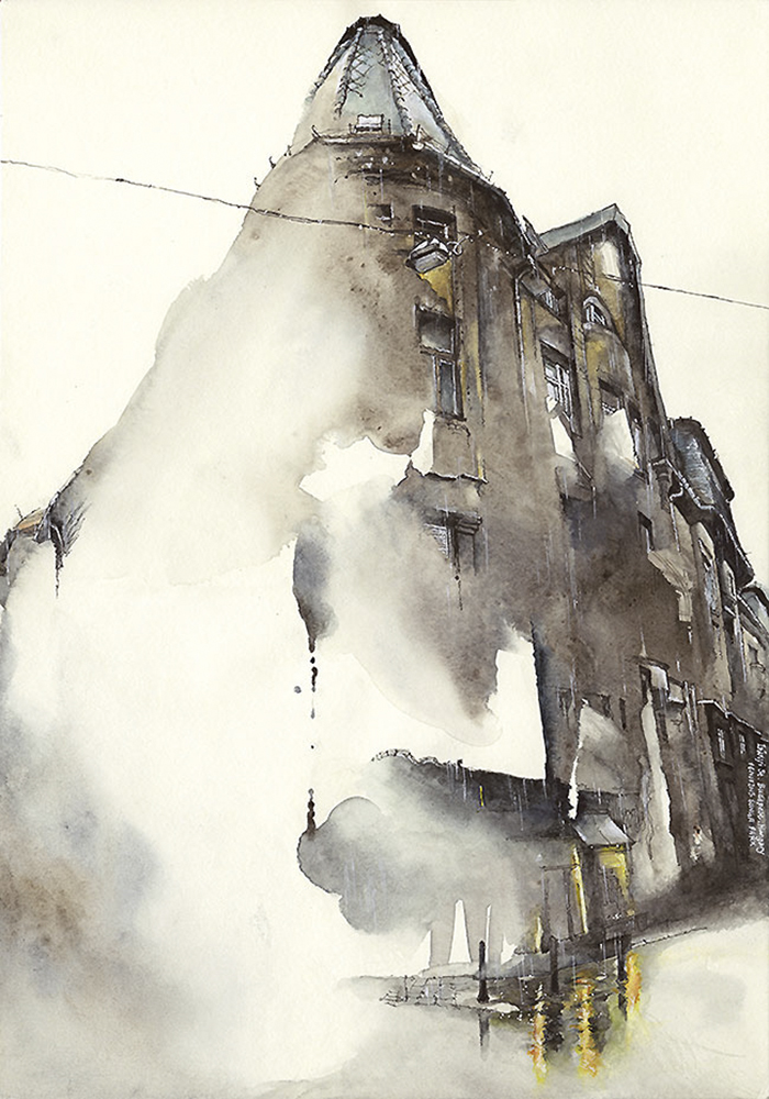 Korean Artist Watercolors Cities She Visits Korean Artist Watercolors Cities She Visits